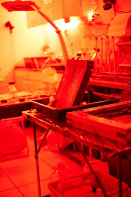 » #7/9 « / Wet plate collodion photo on glass / Blog-Beitrag von <a href="https://strkng.com/de/model/lysann/">Model Lysann</a> / 03.04.2018 13:02 / Alternative Techniken